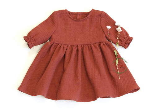 Terra muslin girl dress 